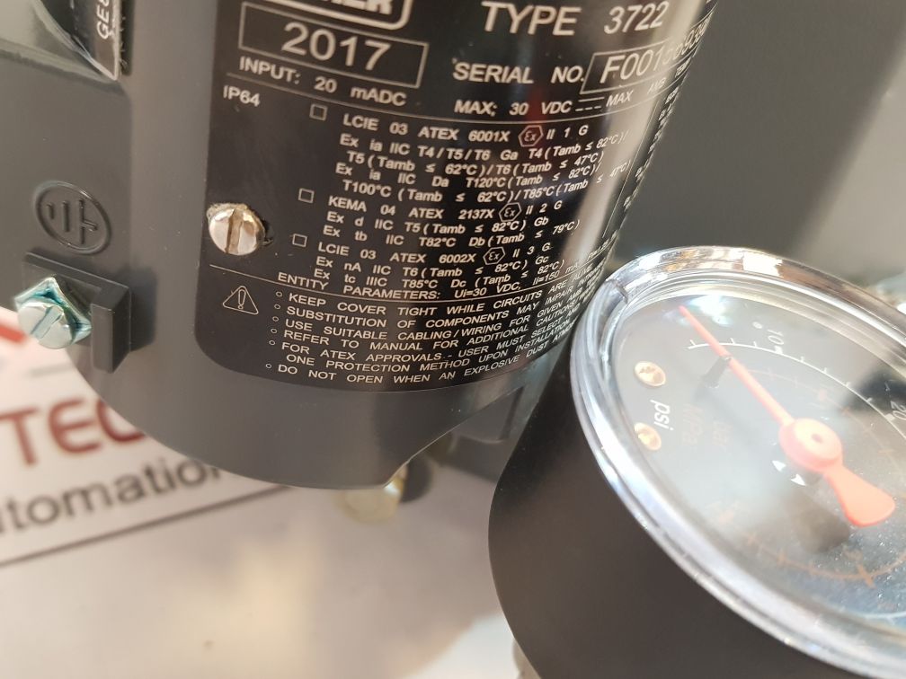 Fisher 3720 valve positioner 3720-522-4597128