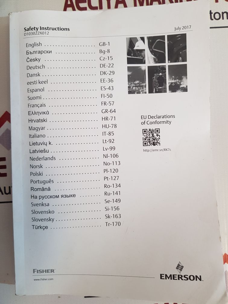 Fisher 3720 valve positioner 3720-522-4597128