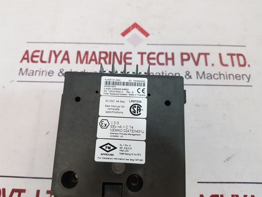 Emerson deltav kj4001x1-ba3 wide carrier control module