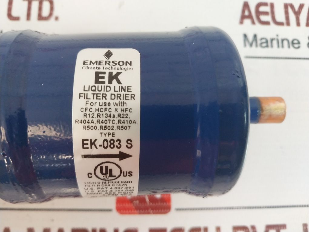 Emerson Ek-083 S Liquid Line Filter Drier 3/8 Inch Odf Solder