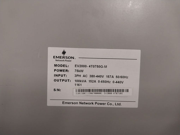 Emerson Ev2000-4T0750G-m Inverter