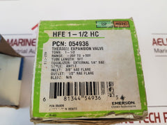 Emerson Hfe 1-12 Hc Thermal Expansion Valve