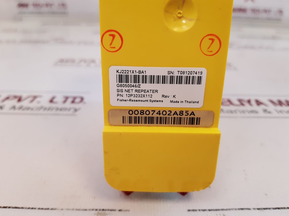 Emerson Kj2221X1-ba1 Sis Net Repeater 12P3232X112 Rev K
