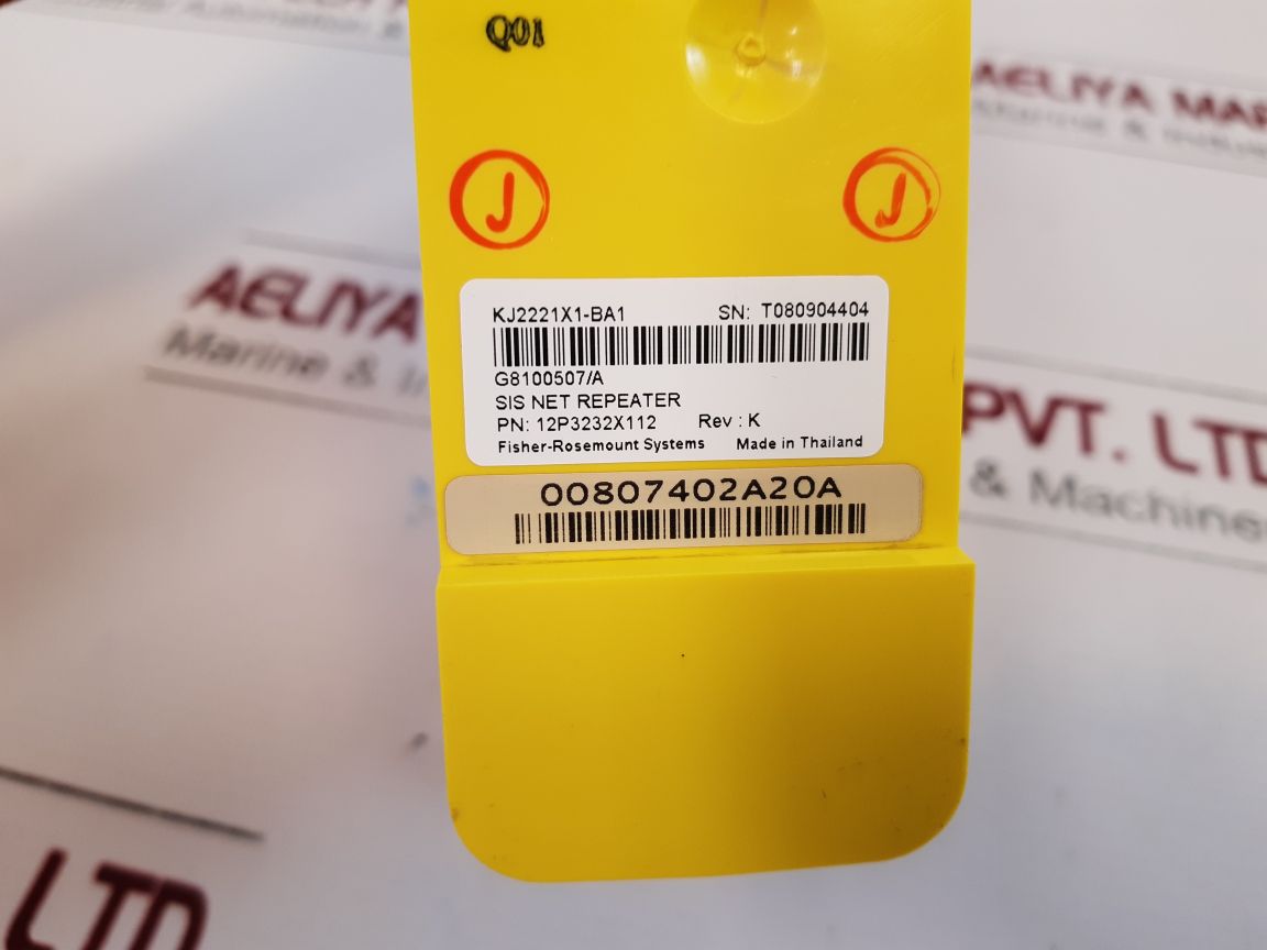 Emerson Kj2221X1-ba1 Sis Net Repeater 12P3232X112 Rev K
