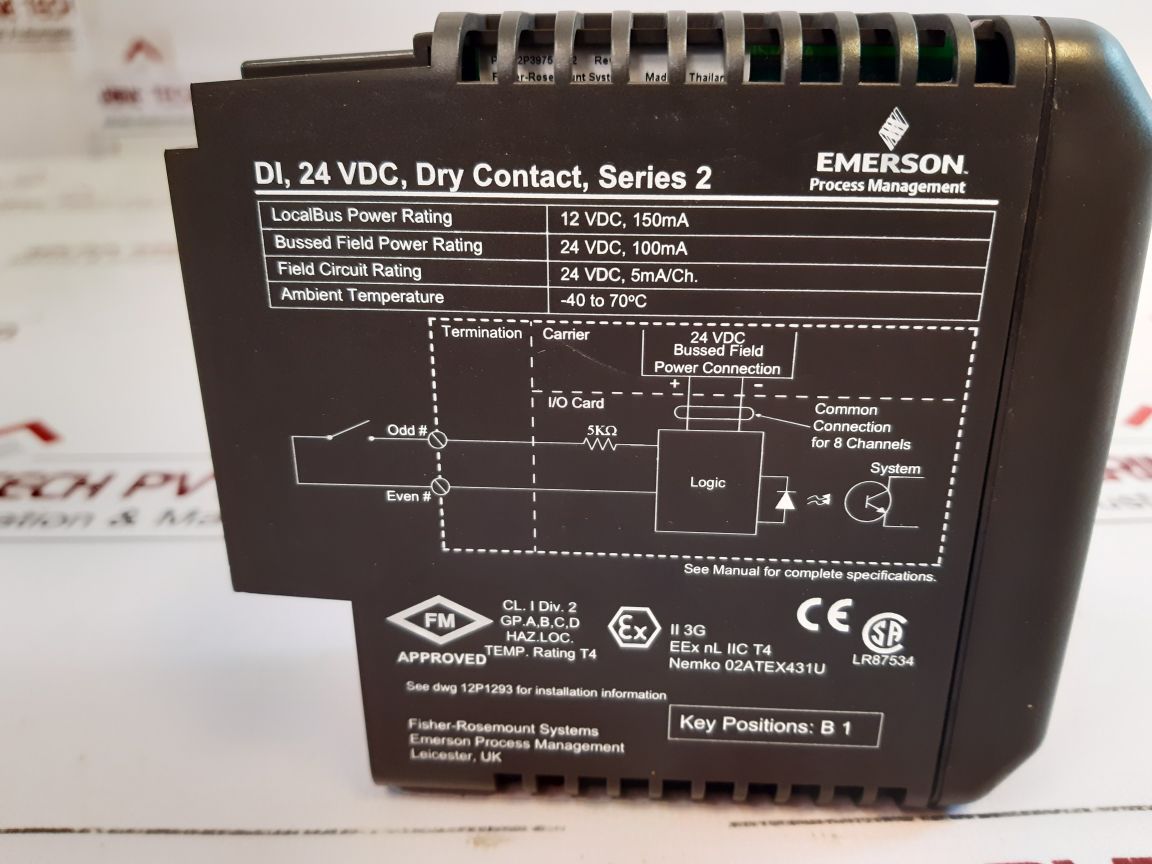 Emerson Kj3201X1-ba1 Dry Contact 12P2535X052 Rev F
