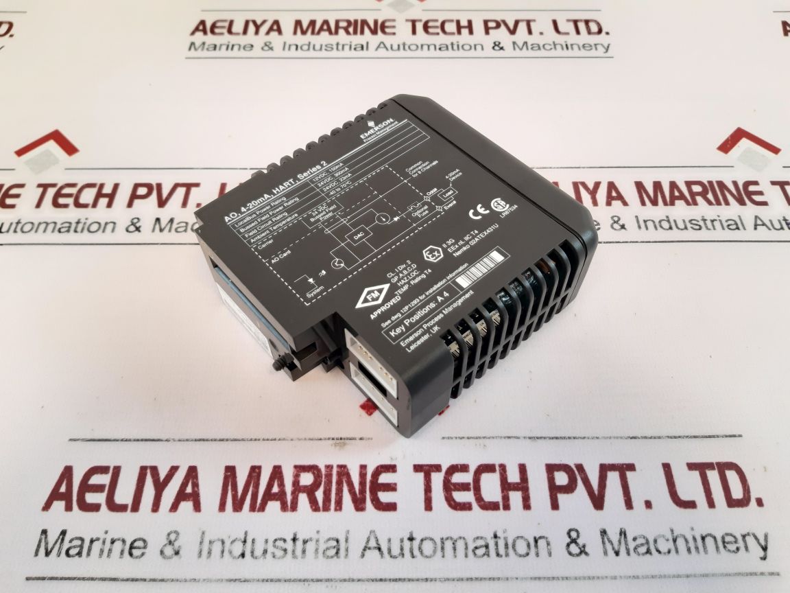 Emerson Kj3221X1-ba1 Analog Output Module 12P2531X112 RevP
