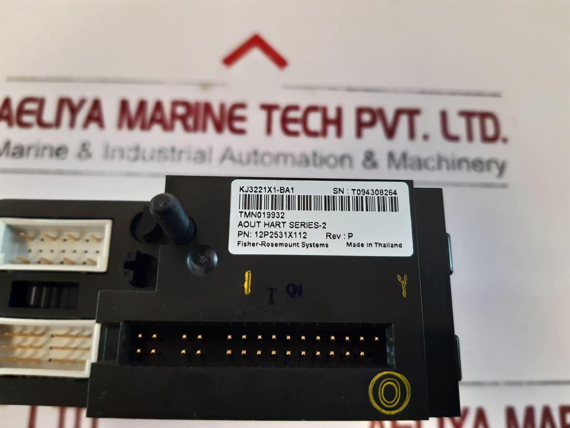 Emerson Kj3221X1-ba1 Analog Output Module 12P2531X112 RevP
