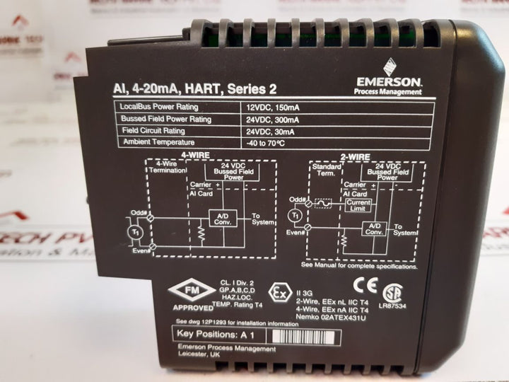 Emerson Kj3222X1-ba1 Input Module 12P2532X112 RevM
