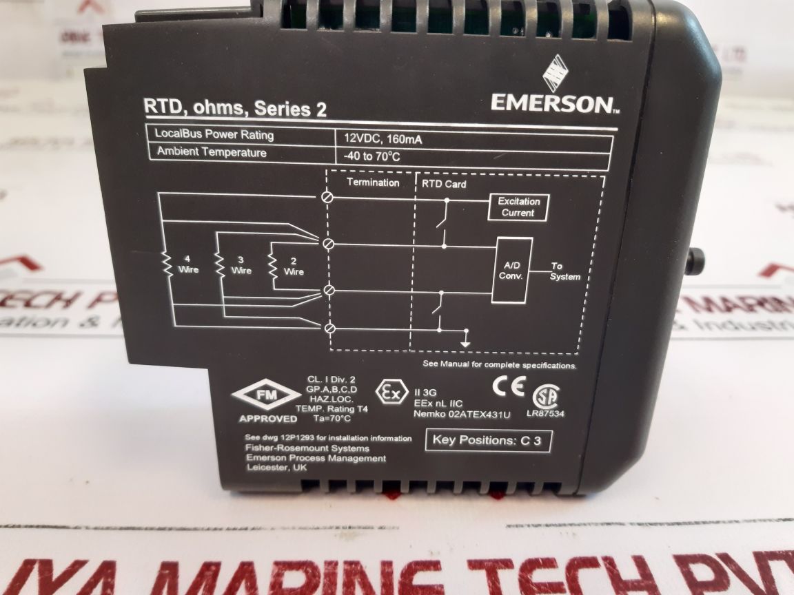 Emerson Kj3225X1-ba1 Input Module 12P4174X022
