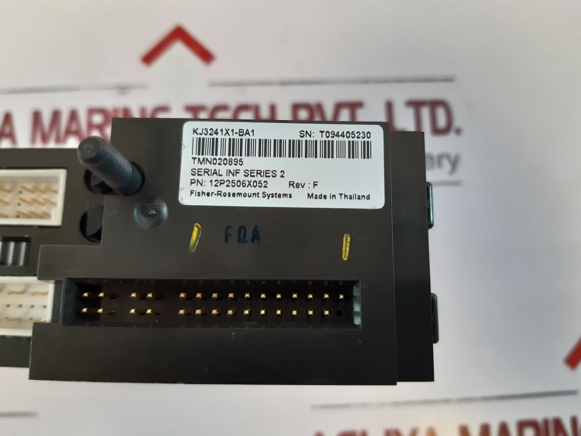 Emerson Kj3241X1-ba1 Interface Module 12P2506X052 Rev F
