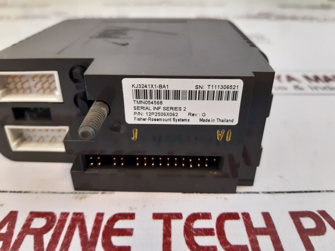Emerson Kj3241X1-ba1 Interface Module 12P2506X062 Rev G
