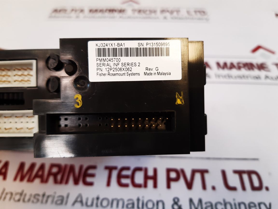Emerson Kj3241X1-ba1,Series 2 Interface Module 12P2506X062 Rev G
