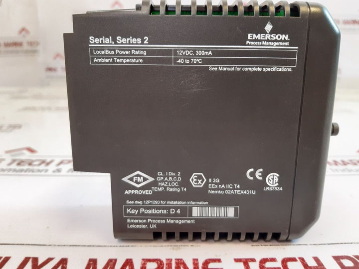 Emerson Kj3241X1-ba1,Series 2 Interface Module 12P2506X062 Rev G
