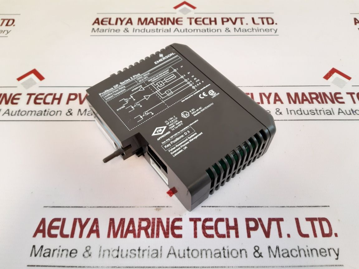 Emerson Kj3243X1-bb1 Profibus Dp,12P3994X042 Rev F
