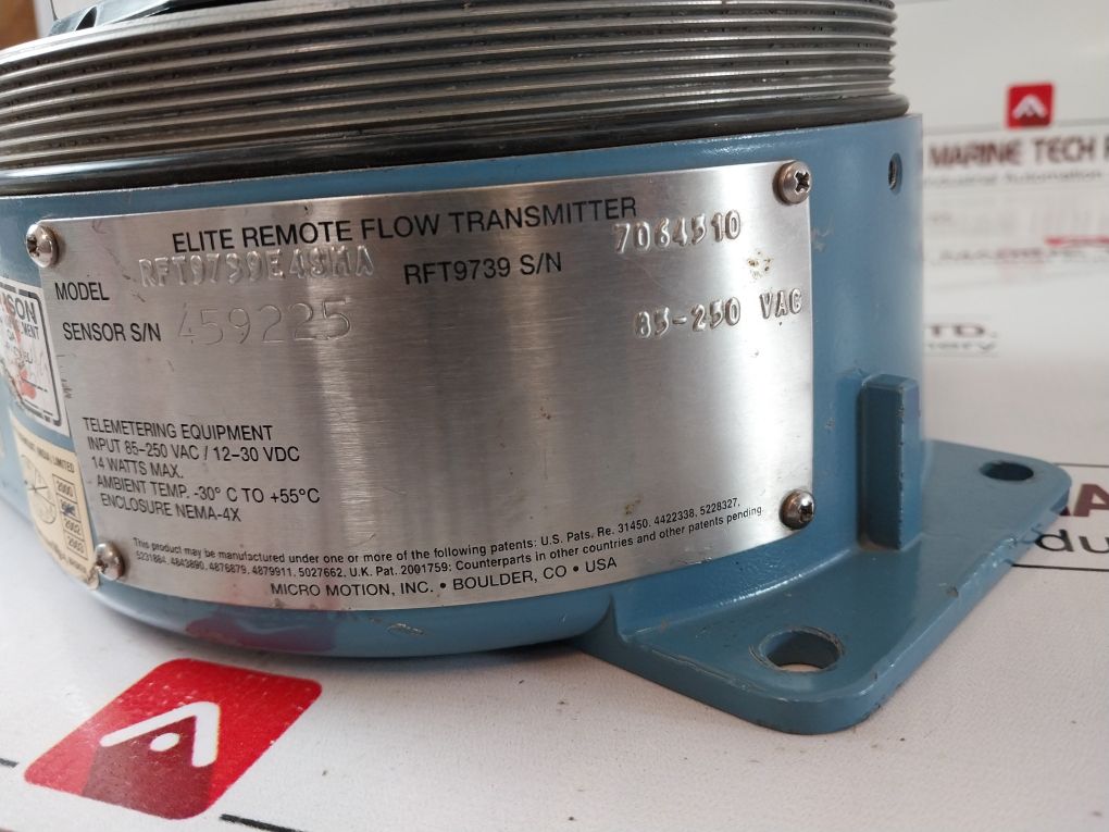 Emerson Rft9739 Elite Remote Flow Transmitter Rft9739E4Sha