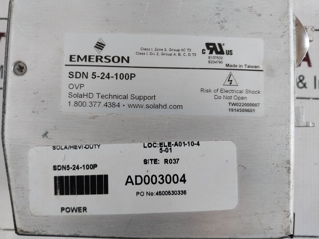 Emerson Sdn 5-24-100P