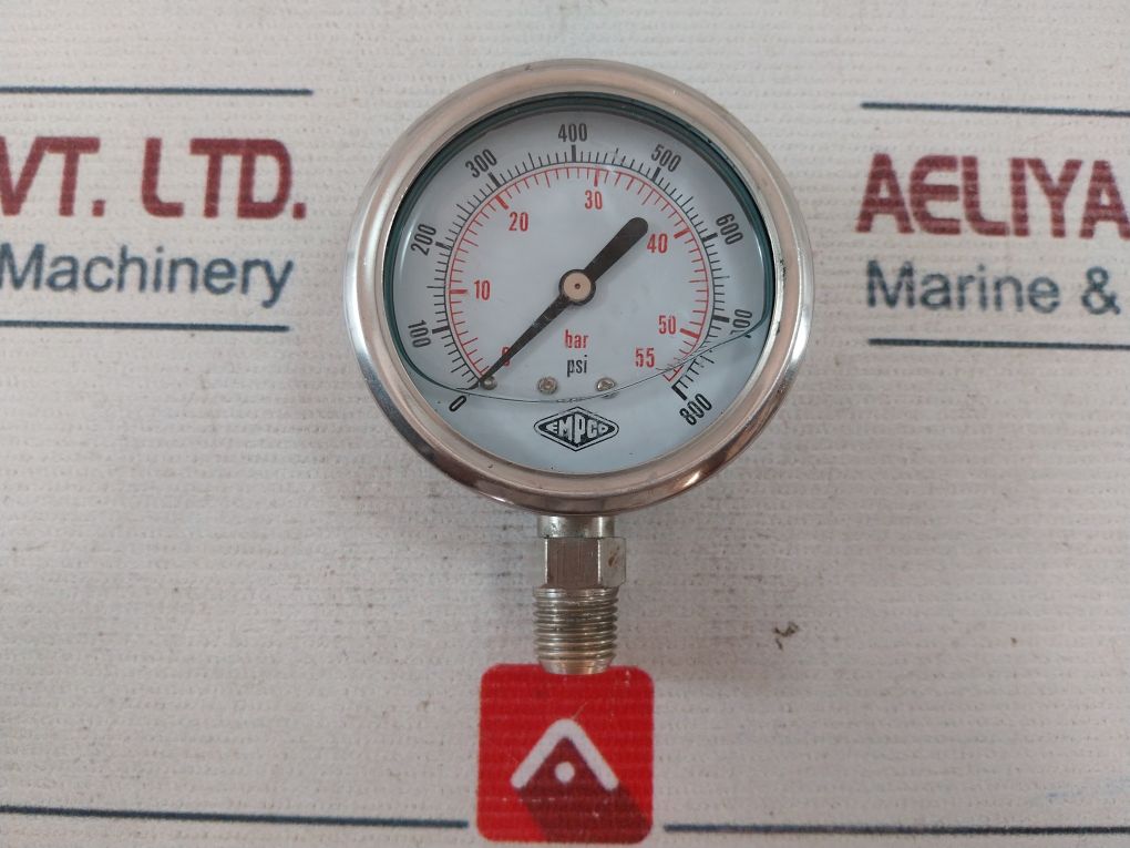 Empco 0-800 Psi Pressure Gauge
