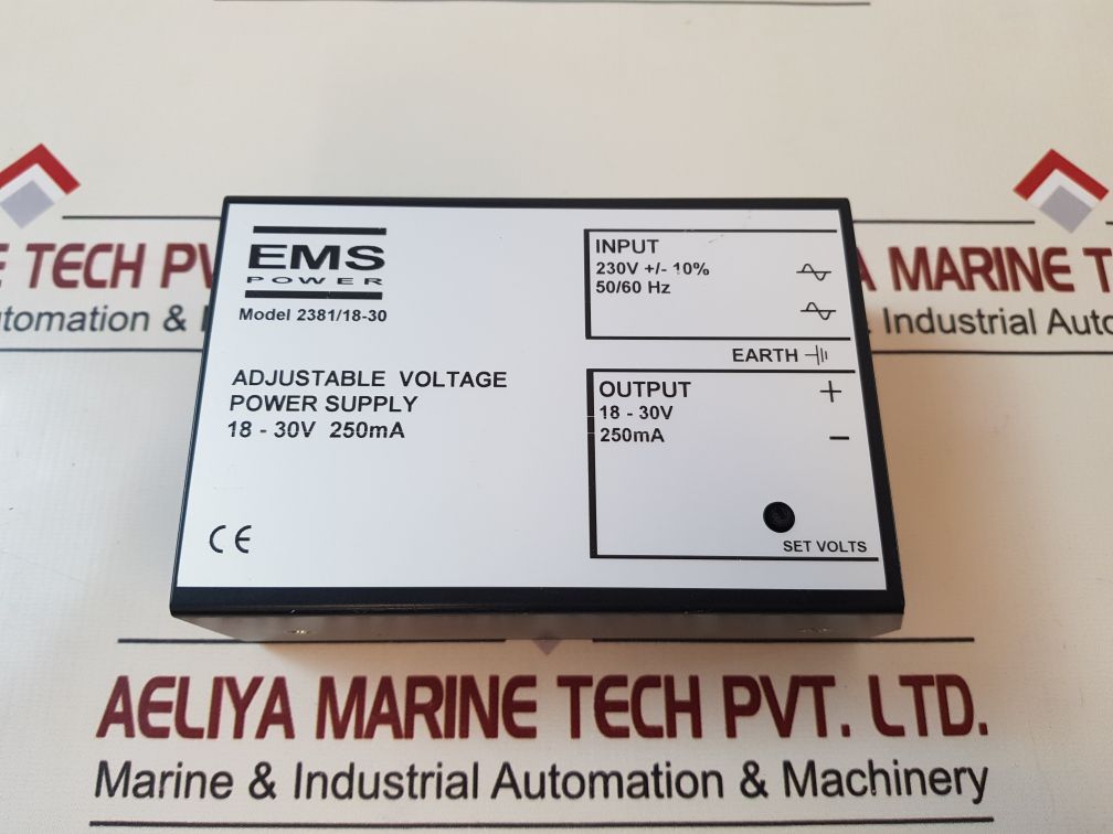 Ems Power 2381/18-30 Adjustable Voltage Power Supply