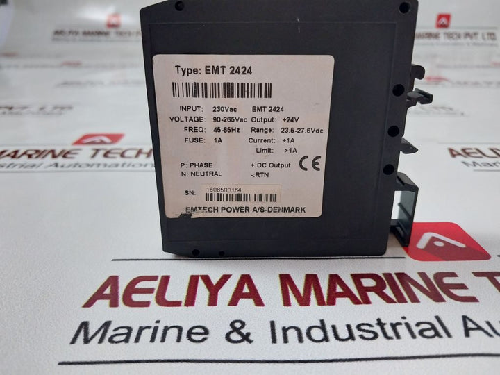 Emtech Power Emt 2424 Input Switch Mode Power Supply Limit: Grater Than 1A