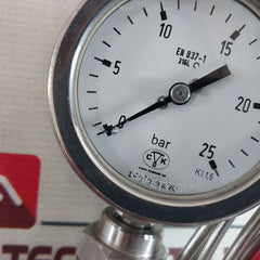 En837-1 Pressure Gauge 0-25 Bar