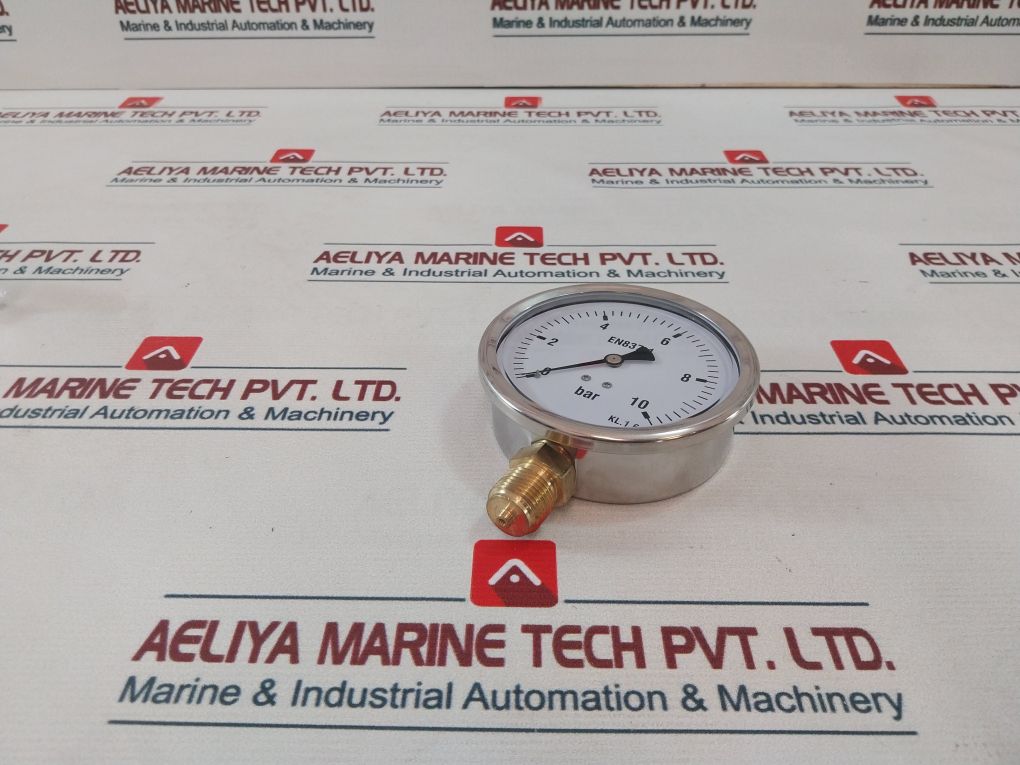 Kl.1.6 Pressure Gauge En837-1 0-10 Bar