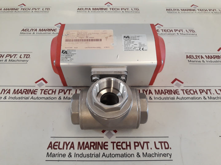 End-armaturen Pd311527-ee620852Ws+An621207 3-way Valve With Actuator
