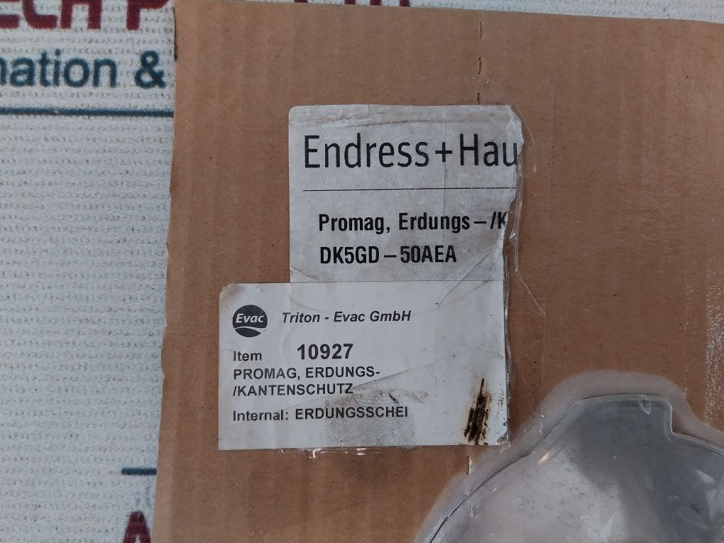 Endress + Hauser 50097690 Grounding Disc For Magnetic Flow Tran