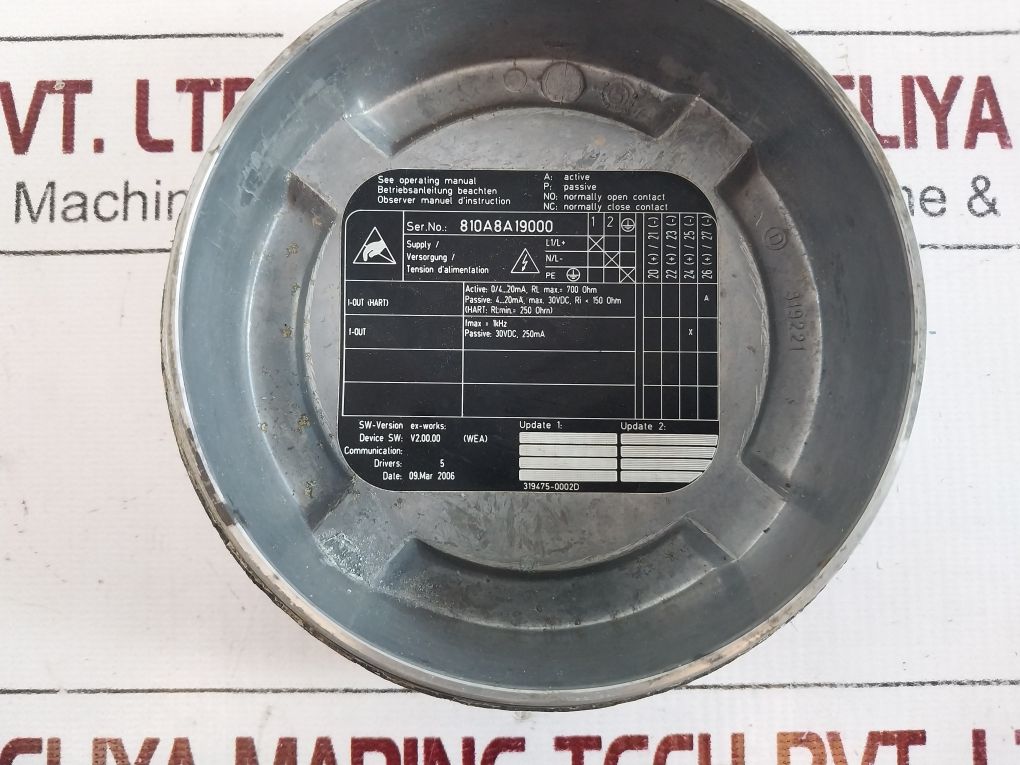 Endress+Hauser Promag 50 Flow Meter 50H08-a00A1Aa0Aaaa