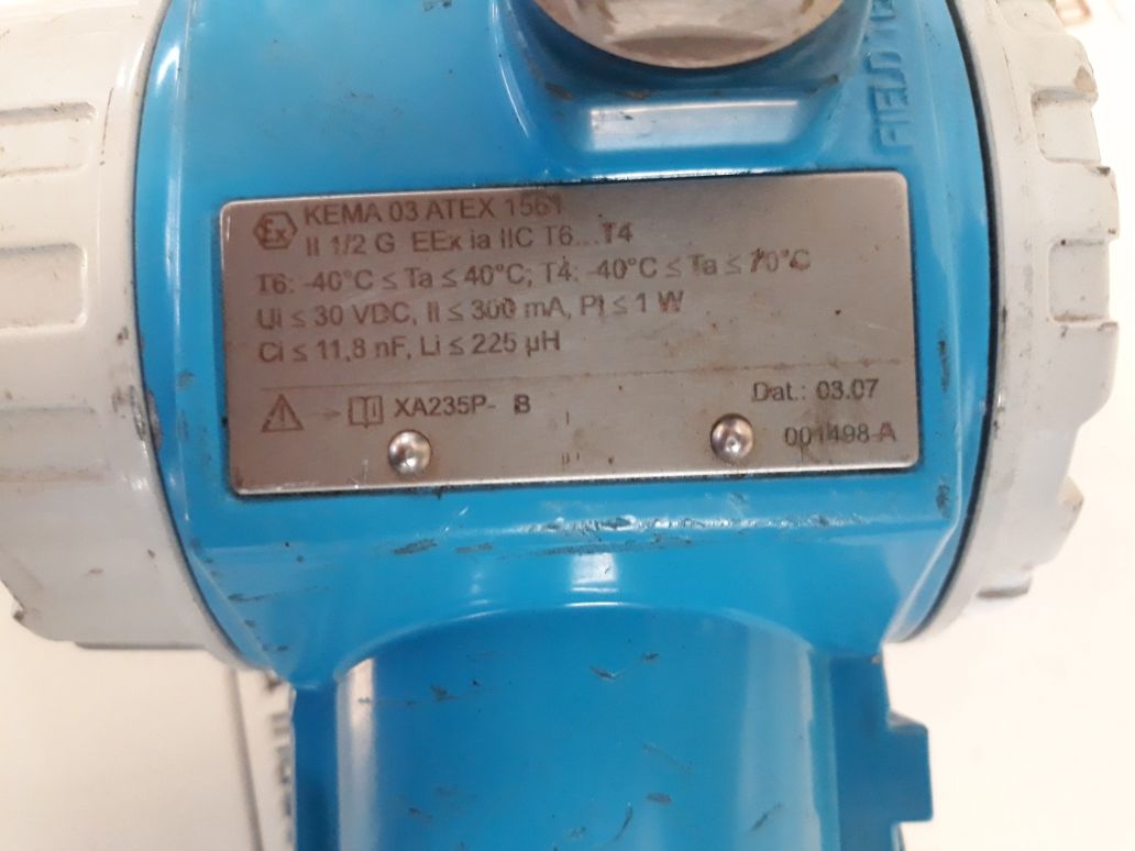 Endress+Hauser Deltabar S Pressure Transmitter Pmd75-1Ba7Bb1Baau