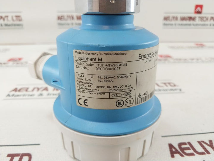Endress+Hauser Ftl51-agw2Db4G4S Liquiphant M Level Switch