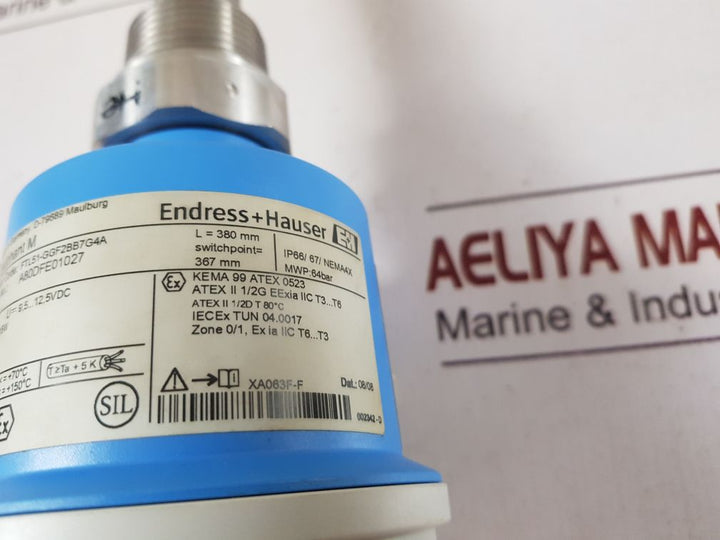 Endress+Hauser Liquiphant M Ftl51-ggf2Bb7G4A Level Switch
