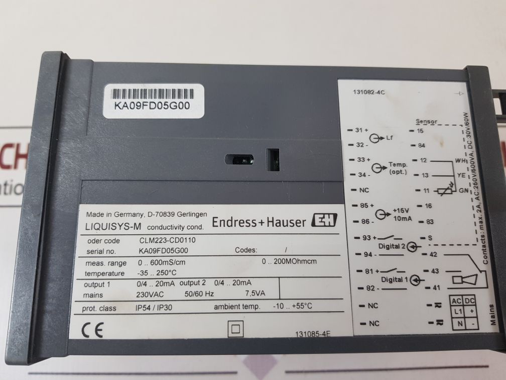 Endress+Hauser Liquisys-m 20Ma