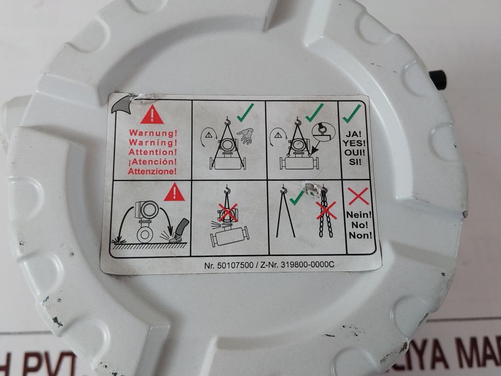 Endress+Hauser Prowirl 72 Flow Meter 72W50-se0Aa1Aaa0Aa