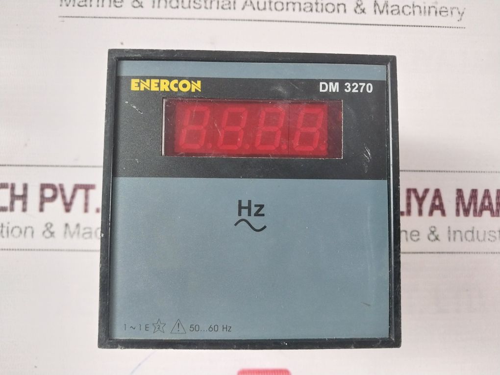 Enercon Dm3270 Digital Panel Meter 110V