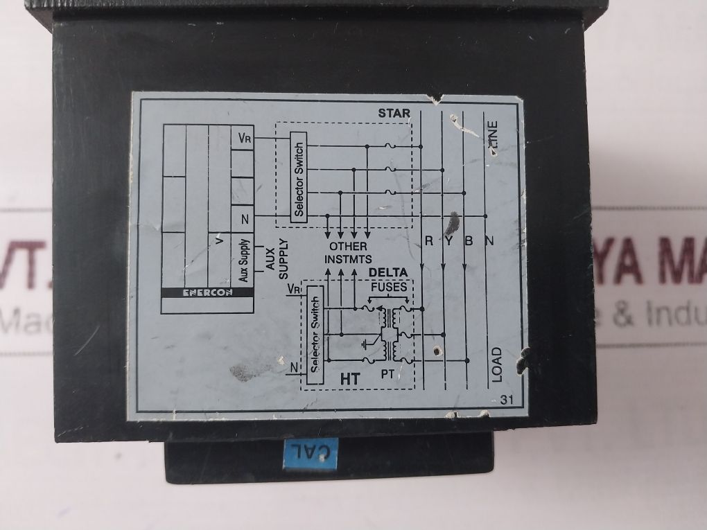 Enercon Dm3270 Digital Panel Meter 110V