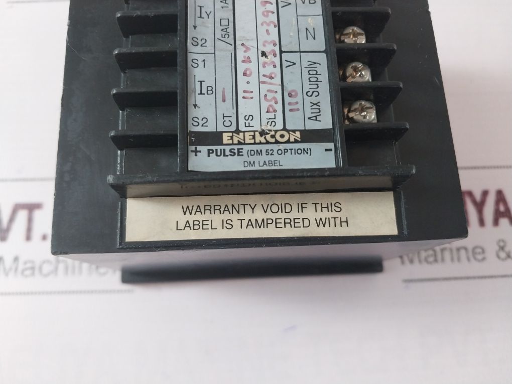 Enercon Dm 3251 Panel Meter 3 Digit Display 110V