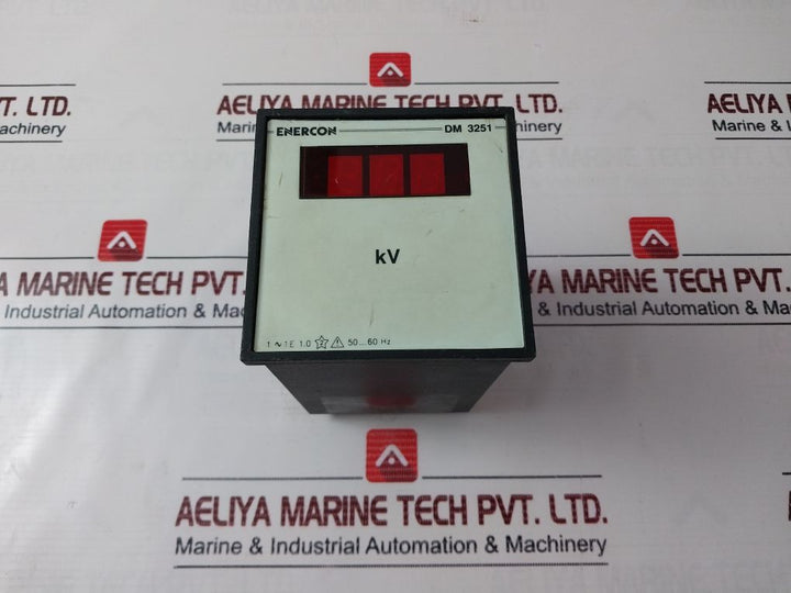 Enercon Dm 3251 Panel Meter 3 Digit Display