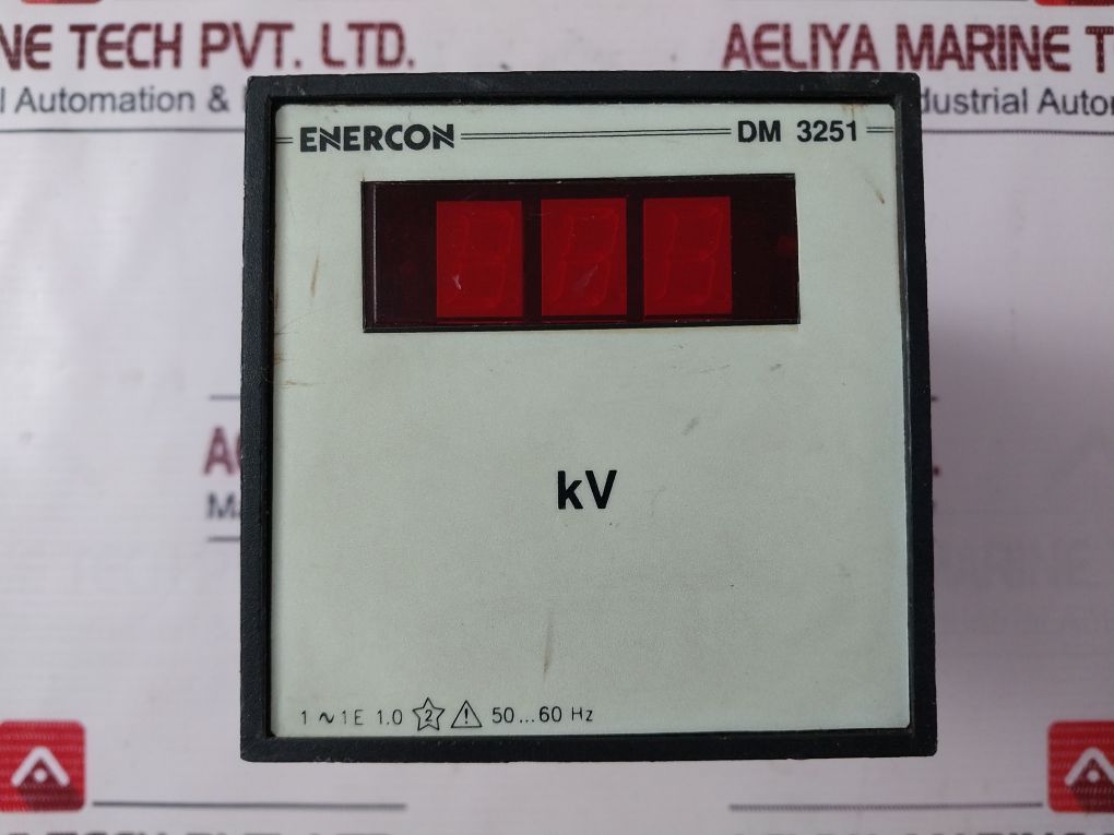 Enercon Dm 3251 Panel Meter 3 Digit Display