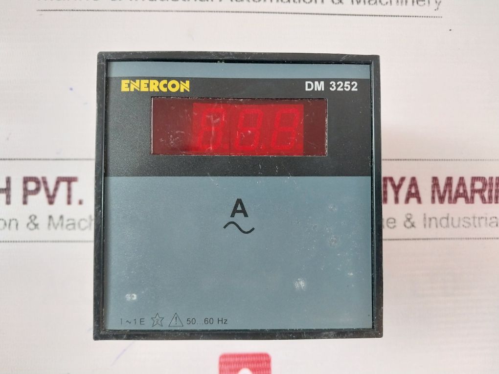 Enercon Dm 3252 Panel Meter 3Digit Display