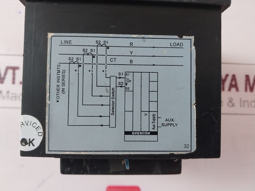 Enercon Dm 3252 Panel Meter 3Digit Display