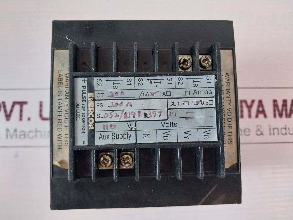 Enercon Dm 3252 Panel Meter 3Digit Display