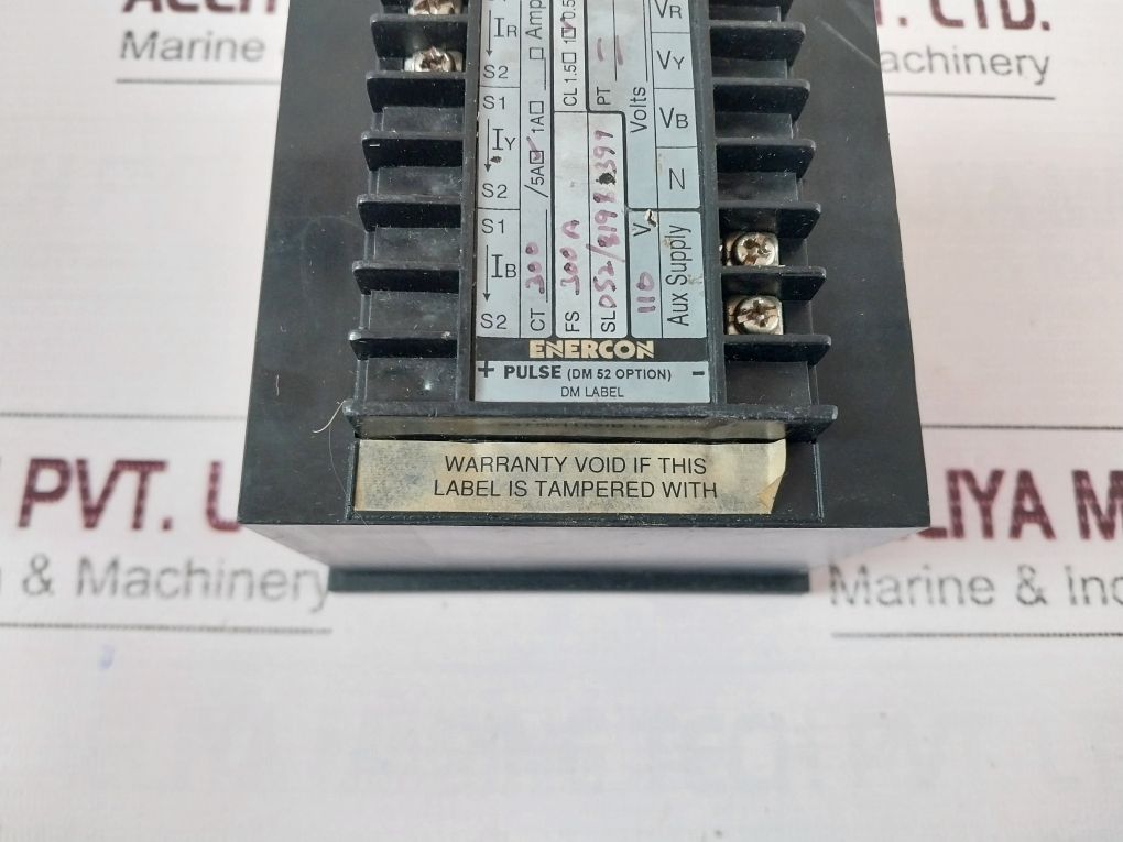 Enercon Dm 3252 Panel Meter 3Digit Display