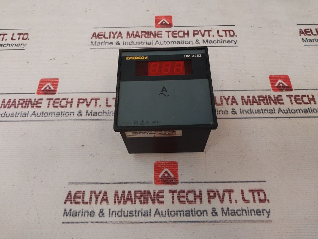 Enercon Dm 3252 Digital Panel Meter 240V