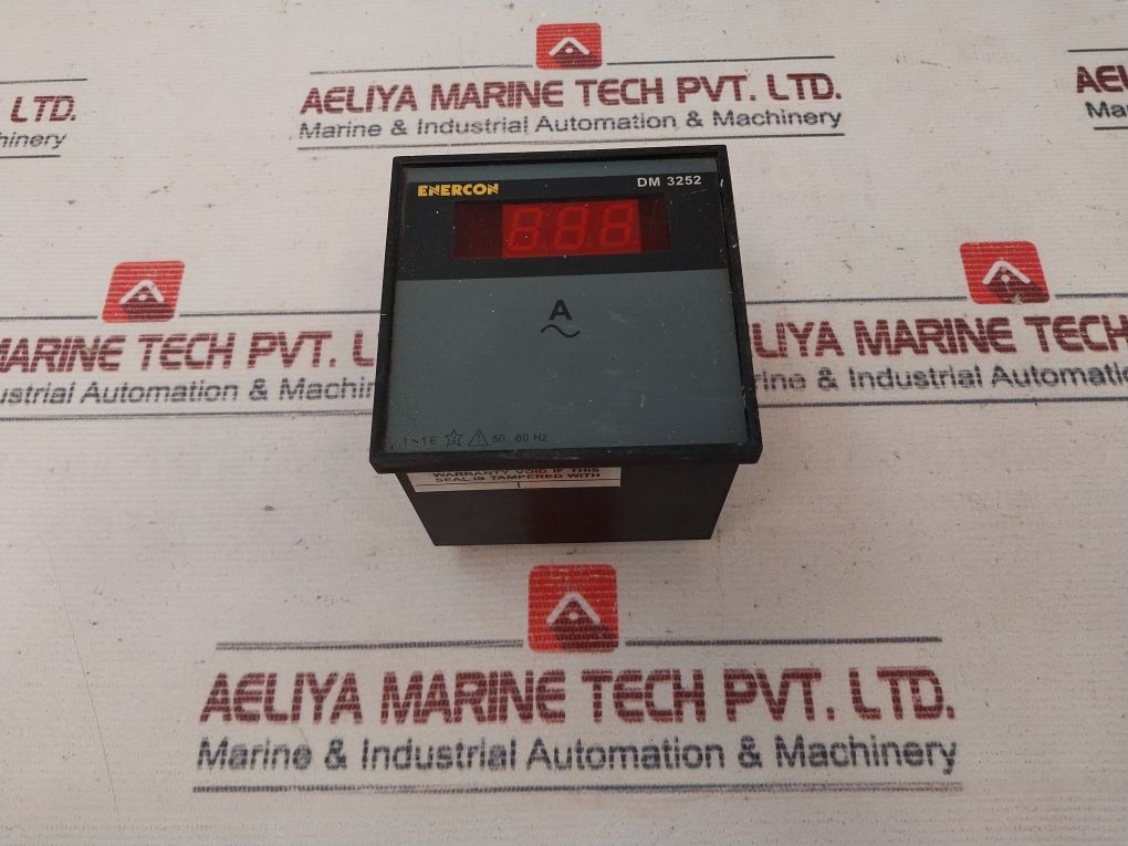 Enercon Dm 3252 Panel Meter Digit Display 50…60Hz