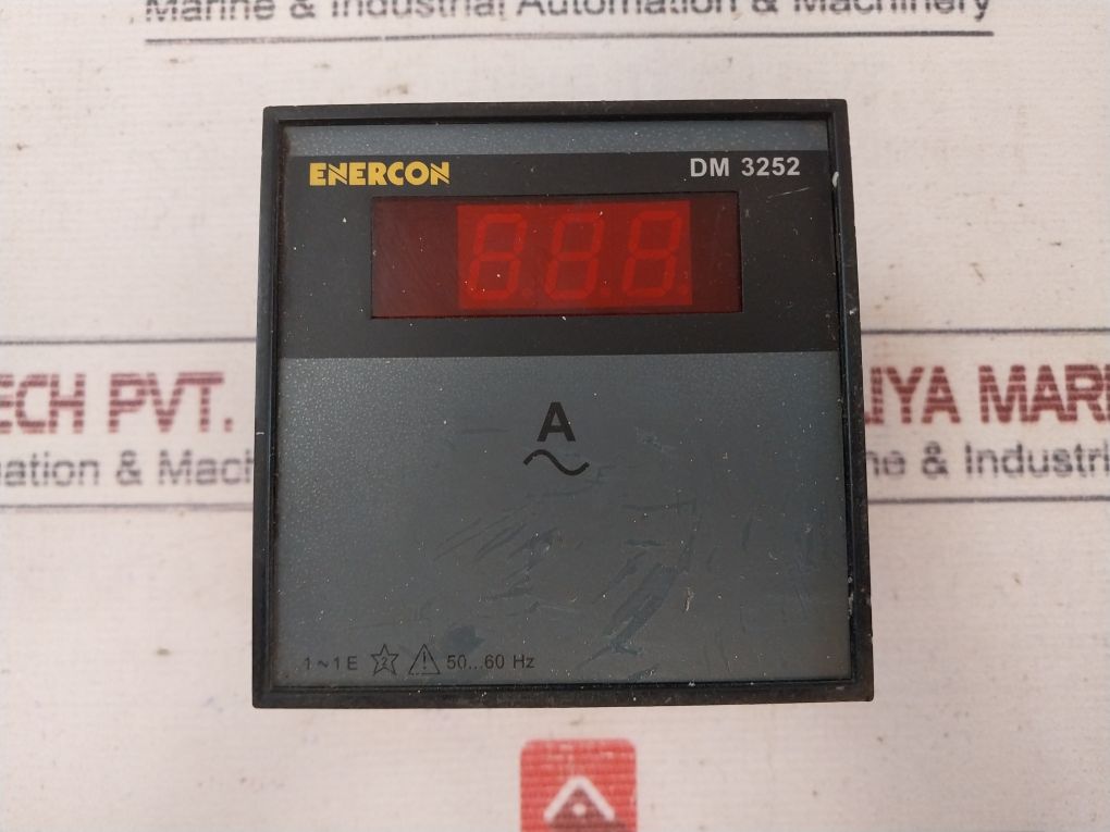 Enercon Dm 3252 Panel Meter Digit Display 50…60Hz