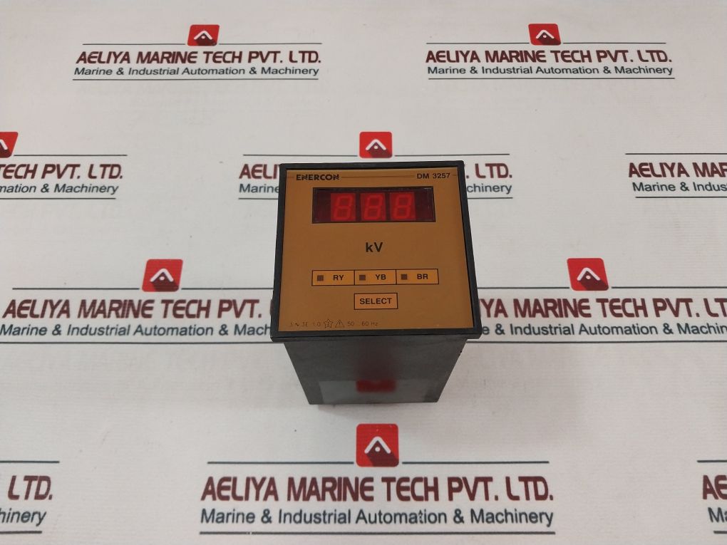 Enercon Dm 3257 Digital Panel Meter 50...60 Hz
