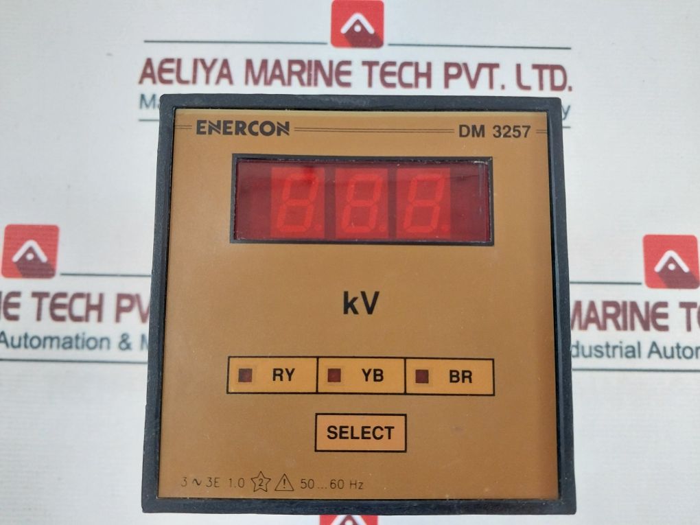 Enercon Dm 3257 Digital Panel Meter 50...60 Hz