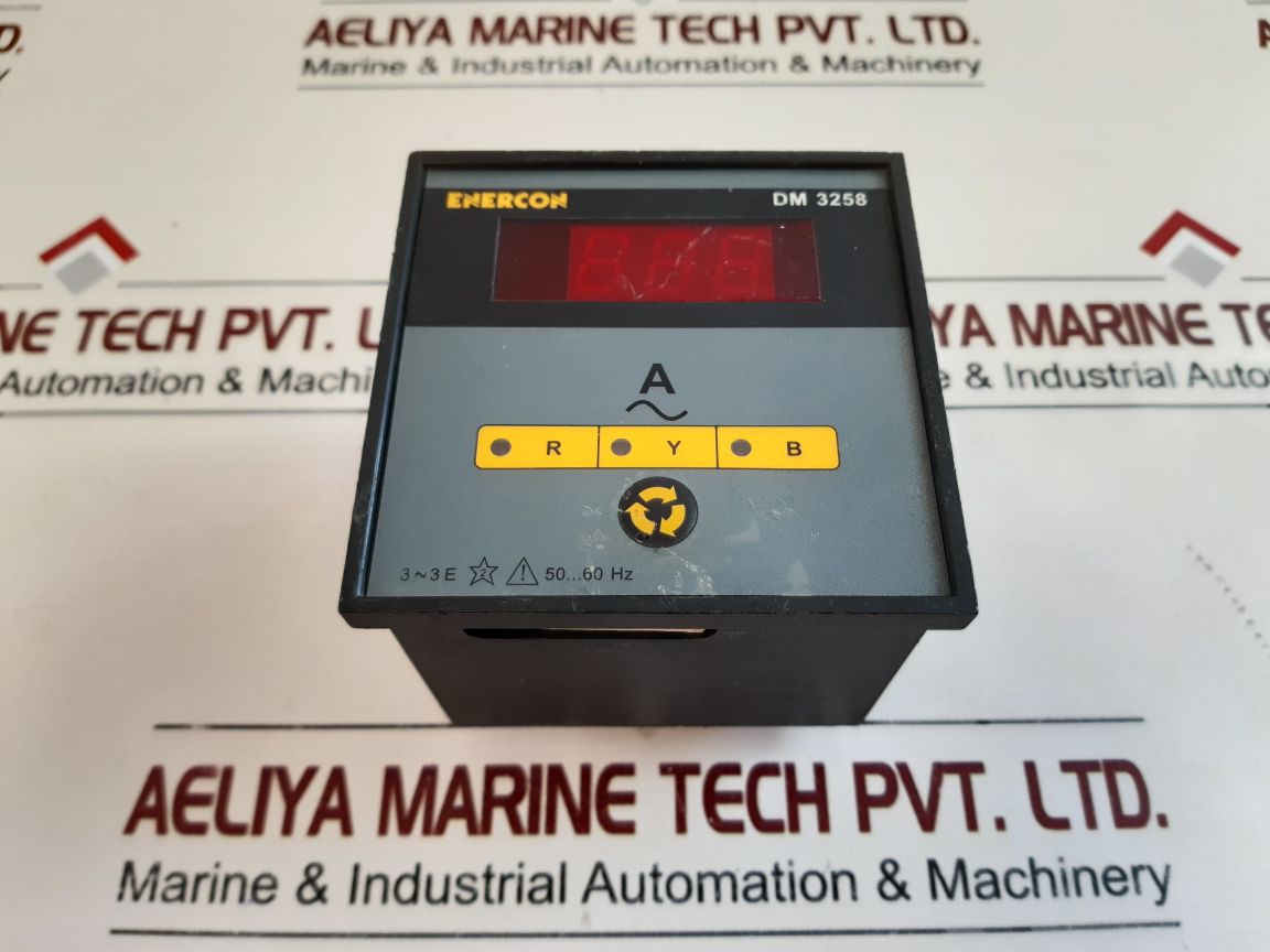 Enercon Dm 3258 Digital Panel Meter Ct 400/5A