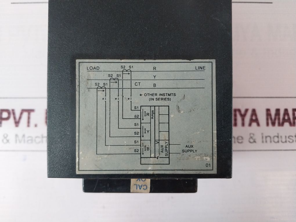 Enercon Dm 3258 Digital Panel Meter Ct 300/5A