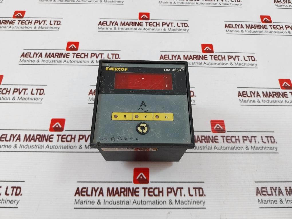 Enercon Dm 3258 Digital Electronic Energy Meter 110 V 50…60 Hz